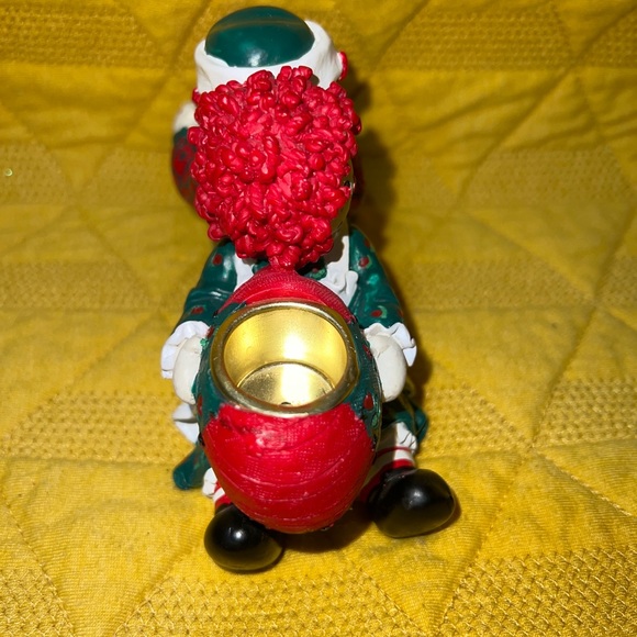 Raggedy Ann & Andy Christmas Candle Holder 1998 Pair - Picture 4 of 7